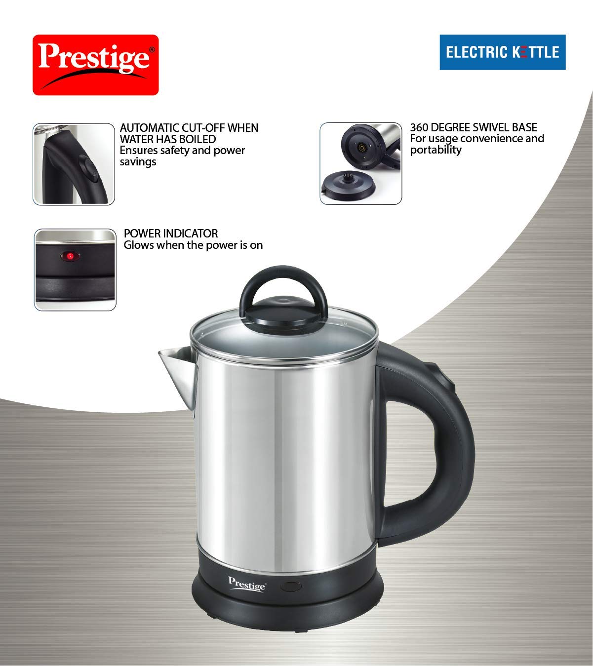 Prestige 1.7 Litres Electric Kettle